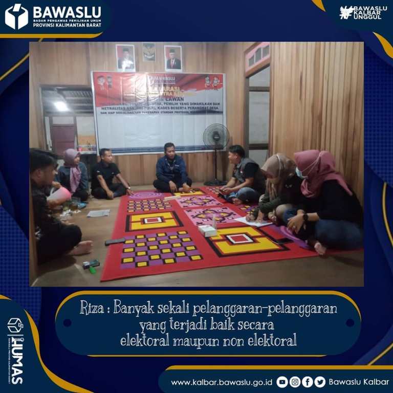 rIZA : BANYAK SEKALI PELANGGARAN YANG TERJADI