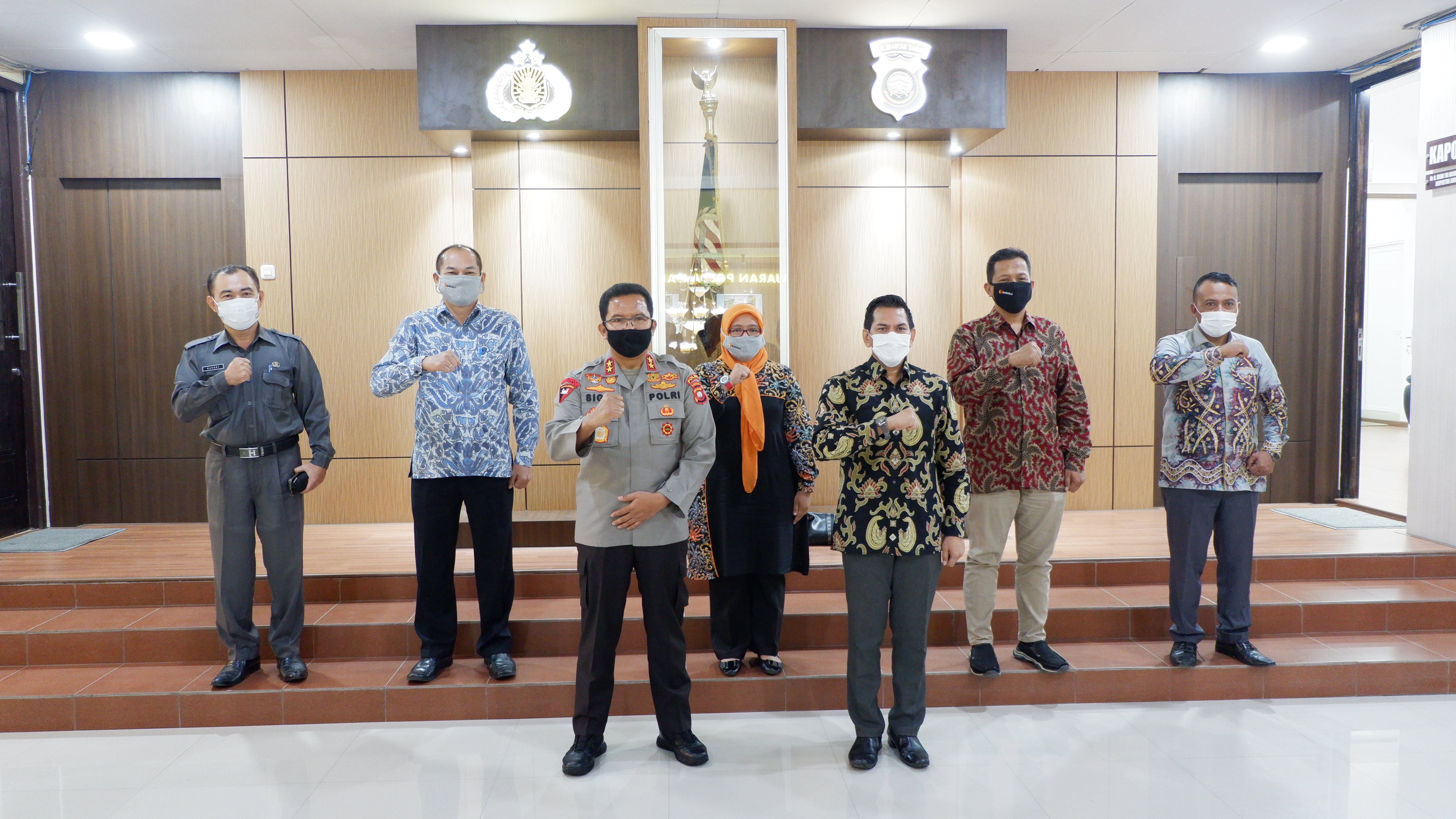 MATANGKAN PERSIAPAN PILKADA 2020, BAWASLU KALBAR AUDIENSI DENGAN POLDA KALBAR