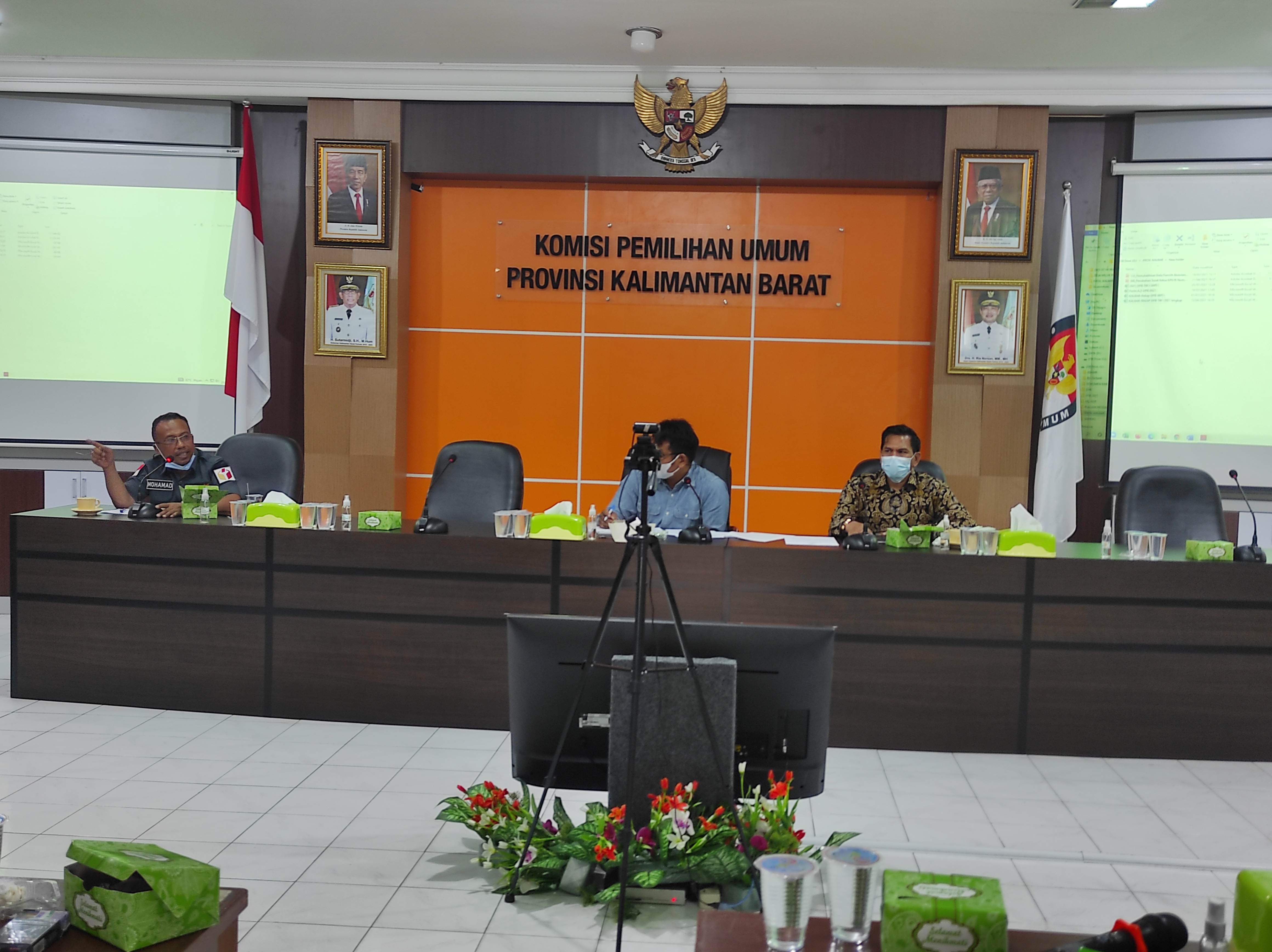 BAWASLU HADIRI RAKOR DAFTAR PEMILIH BERKELANJUTAN TAHUN 2021