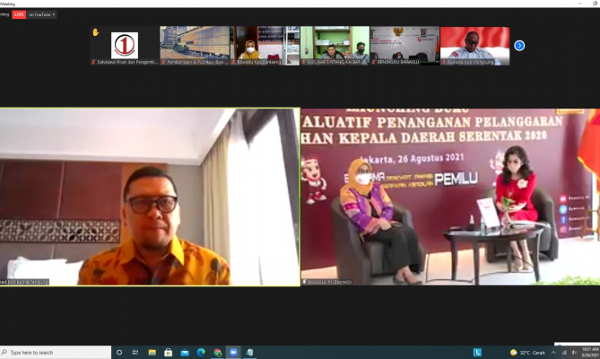 Komisi II DPR RI dan Mendagri Sambut Baik Peluncuran Buku Kajian Evaluatif Penanganan Pelanggaran Pilkada 2020