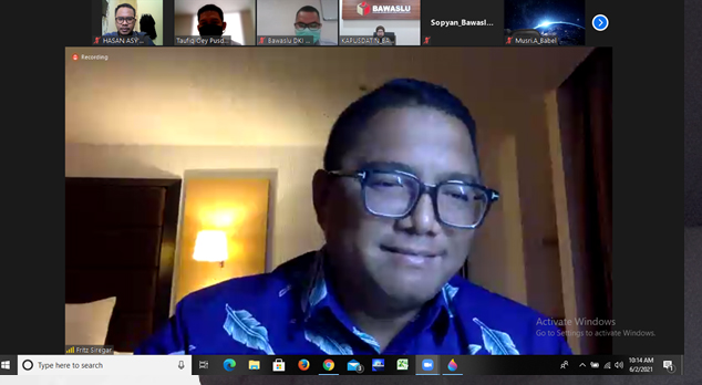 Pengenalan Konsep Open Data dan E-PPID terintegrasi Bawaslu Provinsi