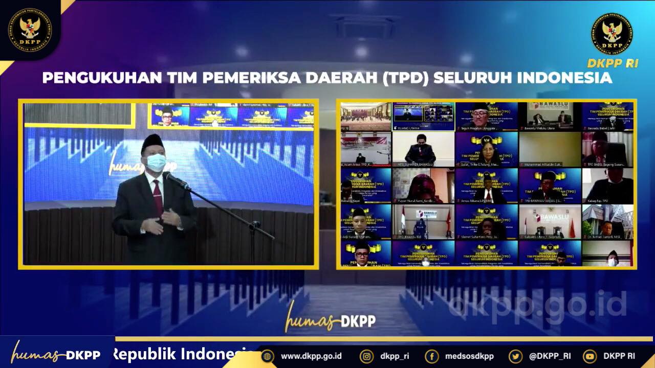 DKPP LANTIK TIM PEMERIKSA DAERAH