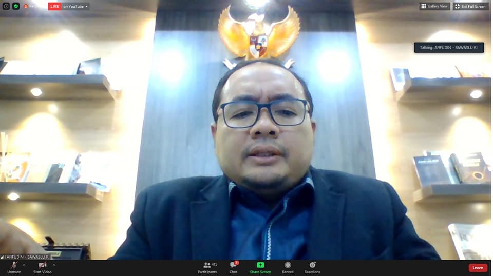Ungkap Kerawanan Pencalonan, Afif Minta Pengawas Tindaklanjuti sesuai Aturan