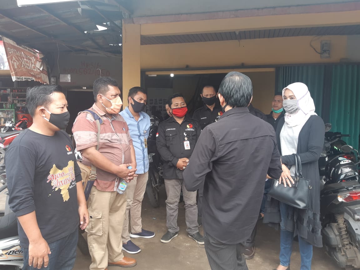 ruhermansyah Cek Kesiapan dan Adaptasi Pengawas Pilkada 2020 di daerah kabupaten dan kecamatan ketapang