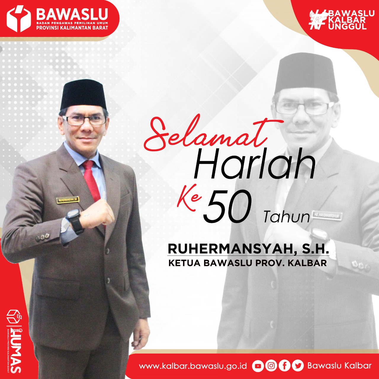 selamat harlah pak ketua bawaslu kalbar