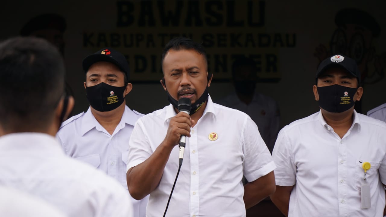 Pimpin Apel Siaga Persiapan Pengawasan Coklit, MOHAMAD sebut semua tahapan Pilkada harus diawasi