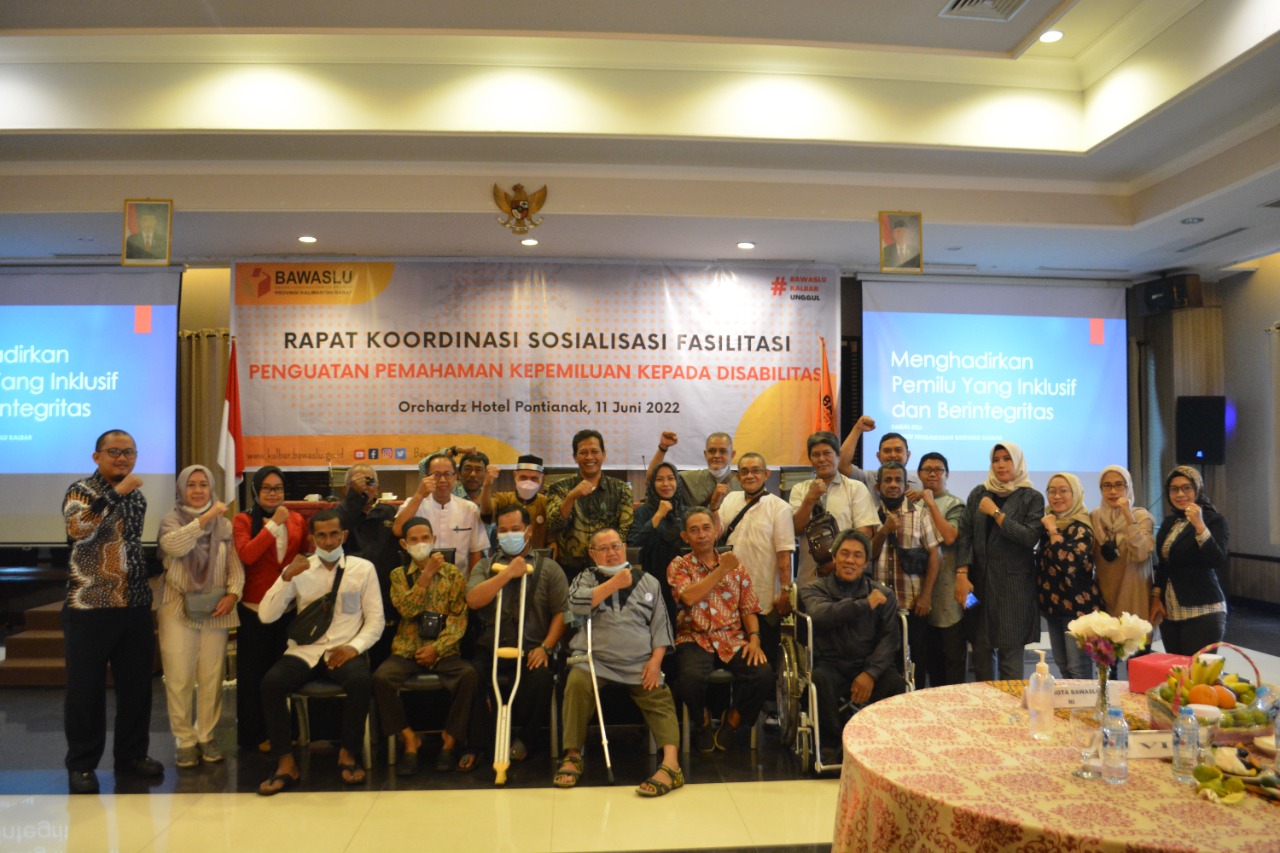 Rakor Sosialisasi Penguatan Pemahaman Kepemiluan Kepada Disabilitas