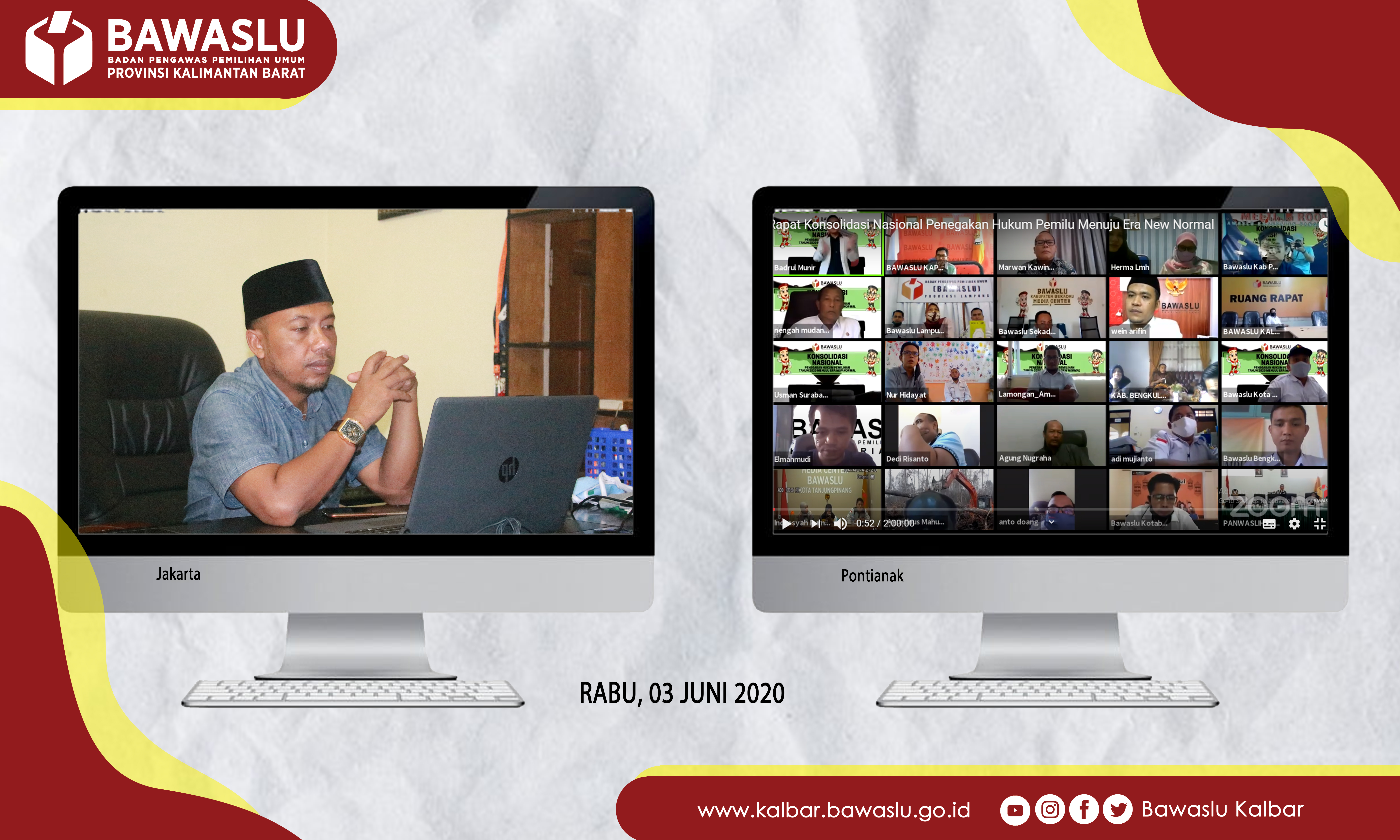 RAPAT KONSOLIDASI NASIONAL PENEGAKAN HUKUM PEMILU MENUJU ERA NEW NORMAL
