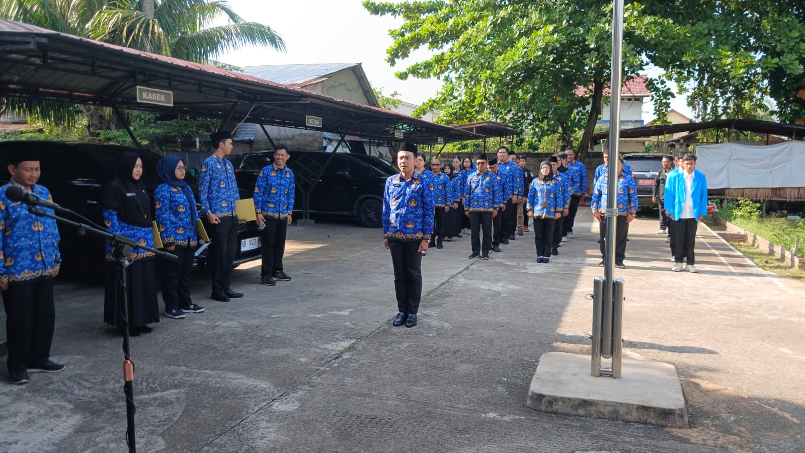 Peserta Upacara Peringatan Hari Lahir Pancasila 1 Juni 2026 di Bawaslu Kalbar