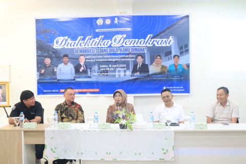 Menguji Satu Tahun Pemerintahan Baru, Badan Eksekutif Mahasiswa Universitas OSO PontianakGelar Dialektika Demokrasi Bersama Tokoh Kalbar