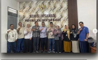 BAWASLU KALIMANTAN BARAT HADIRI RAKOR EVALUASI KETERBUKAAN INFORMASI PUBLIK