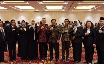 HADAPI PILKADA SERENTAK 2020, SEKJEN BAWASLU LANTIK KABAG DAN KASUBBAG SE-INDOENSIA
