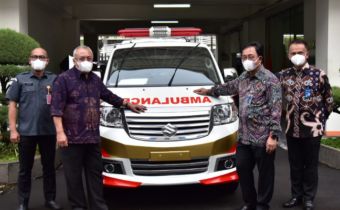 Simbol Kerjasama Antar Lembaga, Bawaslu Terima Satu Unit Ambulans Dari BNI