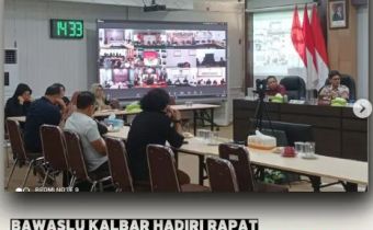 BAWASLU KALBAR HADIRI RAPAT KOORDINASI PEMUKTAHIRAN DATA PEMILIH BERKELANJUTAN TAHUN 2025