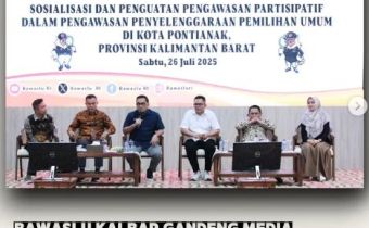 BAWASLU KALBAR GANDENG MEDIA TINGKATKAN PENGAWASAN PARTISIPATIF PEMILU BERSAMA KETUA KOMISI II DPR-RI