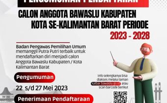 JADWAL DAN KETENTUAN PELAKSANAAN SELEKSI KOMPETENSI PEGAWAI PEMERINTAH DENGAN PERJANJIAN KERJA BAWASLU TAHUN ANGGARAN 2023