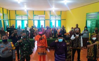 Deklarasi Damai Pilkada 2020, Bawaslu Kapuas Hulu Gandeng Temenggung dan Tokoh Adat Setempat