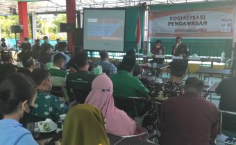 Bawaslu Kalbar Hadiri Sosialisasi Pengawasan yang Digelar Bawaslu Kab. Sanggau