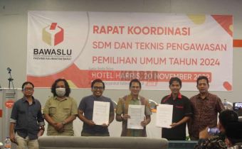 Jelang Pemilu 2024, Bawaslu Kalbar Teken Nota Kesepahaman dengan AMSI