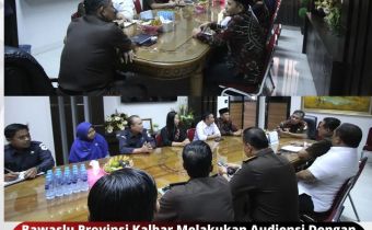 Bawaslu Kalbar Lakukan Audiensi Dengan Kejaksaan Tinggi