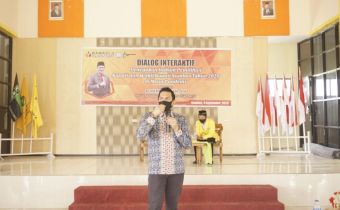 Dialog Interaktif , Ketua Bawaslu Prov Kalbar Hadir Di Sambas