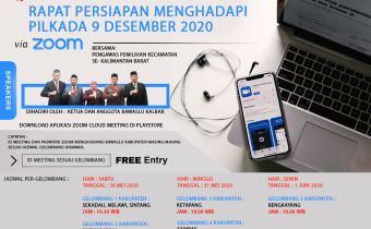 kesiapan pengawas adhoc se-kalimantan barat dalam menghadapi pilkada 9 des 2020