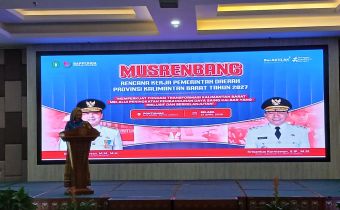 Ketua Bawaslu Kalbar menghadiri Musrenbang RKPD 2027